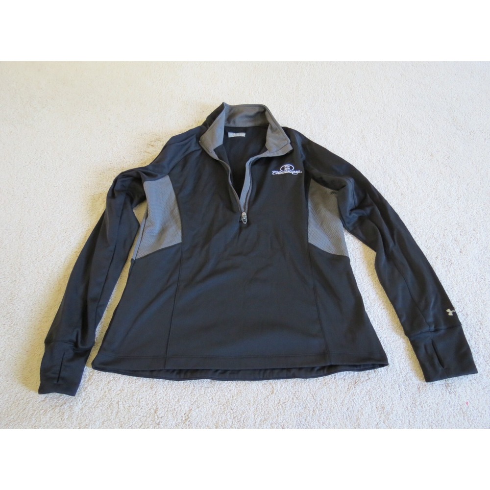Under Armour XL Semi-Fitted Black Quarter Zip Jacket Chautauqua Women's ColdGear